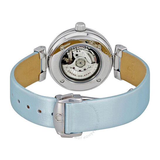 Omega DeVille Ladymatic Automatic Blue Mother of Pearl Dial Ladies Watch 425.32.34.20.57.002