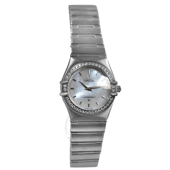 Omega Omega Mother of Pearl Dial Ladies Watch Constellation 95 1476.71.00 Diamond Ste