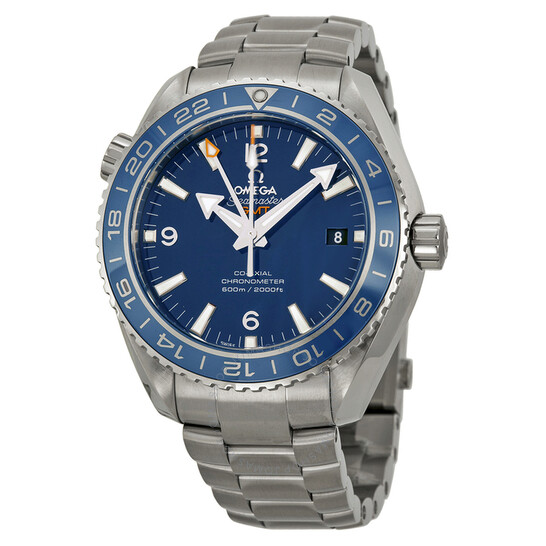 Omega Planet Ocean GMT Automatic 600M Blue Dial Titanium Men’s Watch 23290442203001