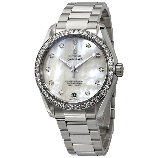 Omega Sea Master Aqua Terra White Mother Of Pearl Dial Automatic Watch 231.15.39.21.55.001