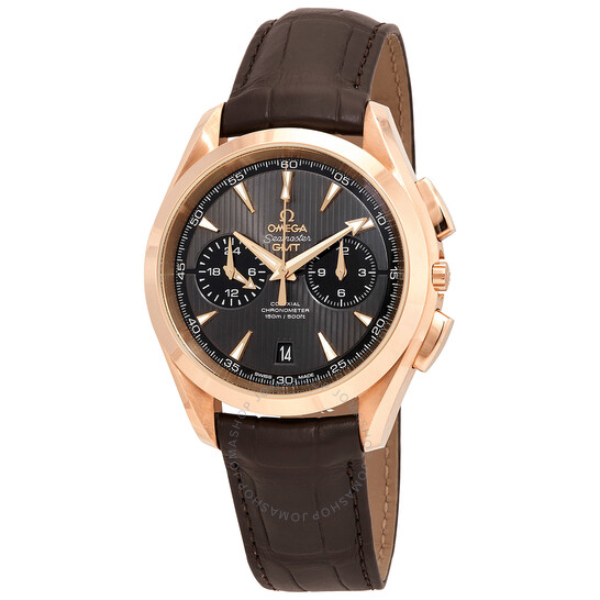 Omega Seamaster Aqua Terra 18kt Rose Gold Automatic Chronograph GMT Men’s Watch 231.53.43.52.06.001