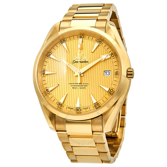 Omega Seamaster Aqua Terra 18kt Yellow Gold Automatic Men’s Watch 231.50.42.21.08.001