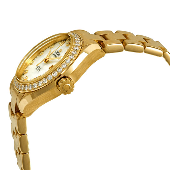 Omega Seamaster Aqua Terra Automatic Ladies 18kt Yellow Gold Watch 231.55.34.20.55.001