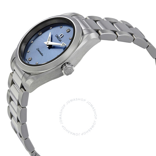 Omega Seamaster Aqua Terra Blue Diamond Dial Ladies Watch 220.10.28.60.53.001