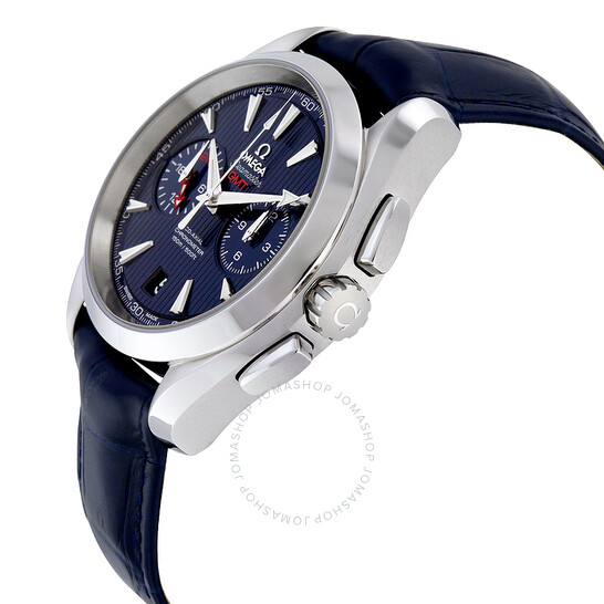 Omega Seamaster Aqua Terra Chronograph GMT Automatic Chronometer Blue Dial Men’s Watch 231.13.43.52.03.001