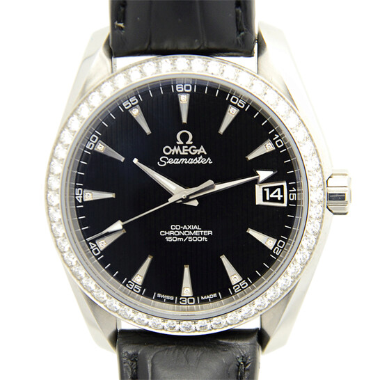 Omega Seamaster Aqua Terra Diamonds on Bezel Automatic Ladies Watch 231.18.39.21.51.001