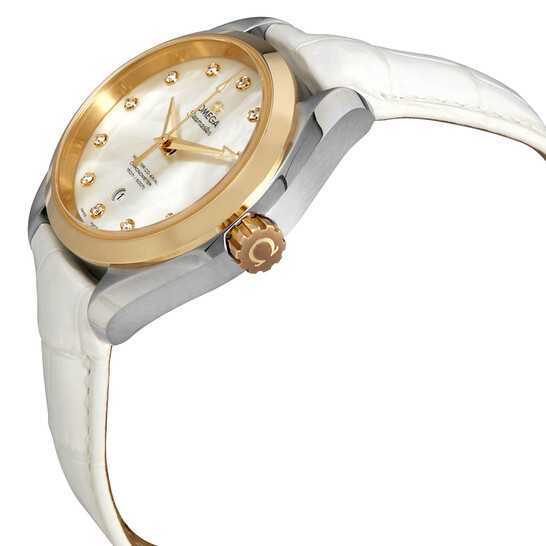 Omega Seamaster Aqua Terra Mother of Pearl Dial Ladies Watch 231.23.34.20.55.002