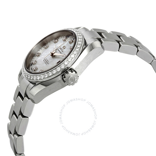 Omega Seamaster Aqua Terra Mother of Pearl Diamond Dial Automatic Ladies Watch 231.15.30.20.55.001