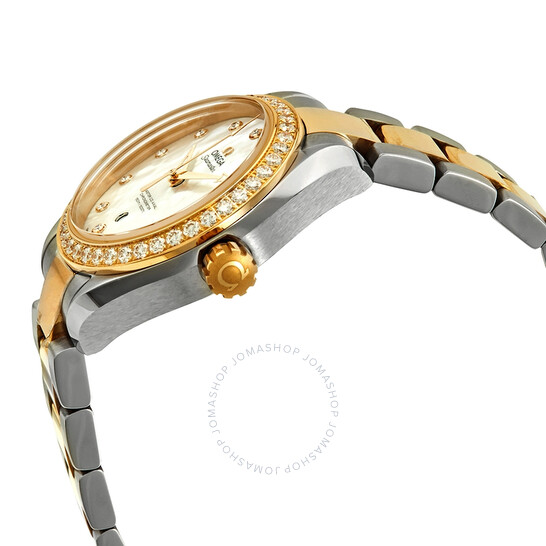 Omega Seamaster Aqua Terra White Mother of Pearl Diamond Dial Ladies Watch 231.25.34.20.55.006