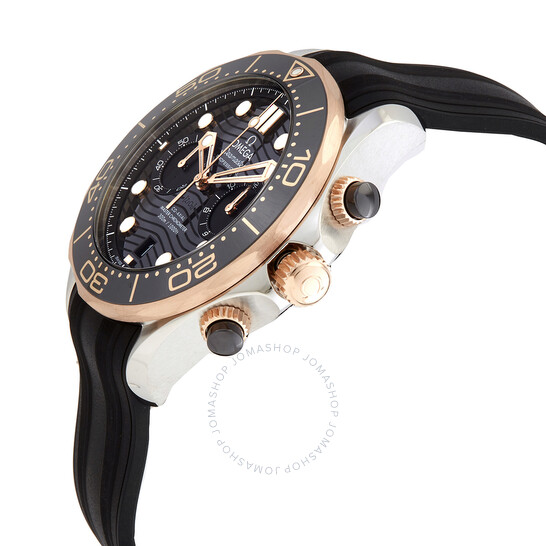 Omega Seamaster Diver 300m Co-Axial Master Chronograph Automatic Chronometer Black Dial Men’s Watch 210.22.44.51.01.001