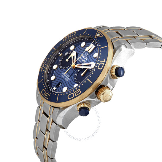 Omega Seamaster Diver 300m Co-Axial Master Chronograph Automatic Chronometer Blue Dial Men’s Watch 210.20.44.51.03.001