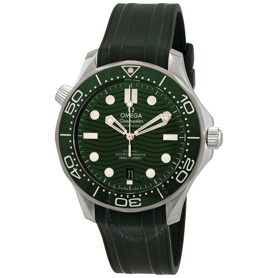 Omega Seamaster Diver Automatic Chronometer Green Dial Men’s Watch 210.32.42.20.10.001