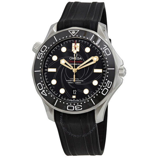 Omega Seamaster “James Bond” Automatic Black Dial Men’s Watch 210.22.42.20.01.004