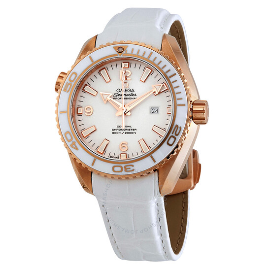 Omega Seamaster Planet Ocean 18kt Rose Gold Automatic Chronometer Ladies Watch 23263382004001