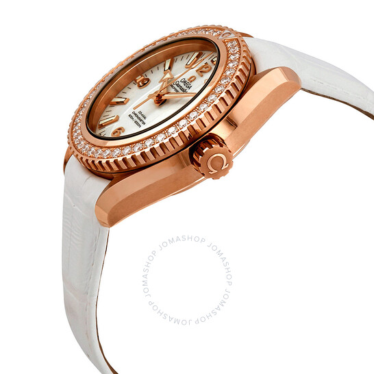 Omega Seamaster Planet Ocean 18kt Rose Gold Diamond Automatic Ladies Watch 23258382004001