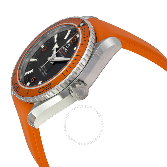 Omega Seamaster Planet Ocean  Automatic Black Dial Orange Silicone Rubber Men’sWatch 232.32.46.21.01.001