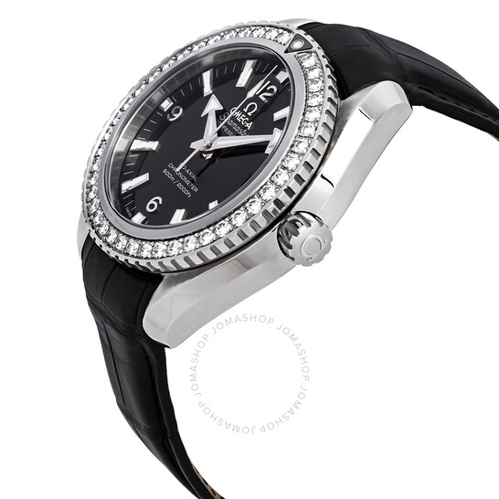 Omega Seamaster Planet Ocean Automatic Diamond Black Dial Ladies 42mm Watch 232.18.42.21.01.001