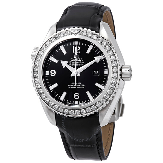 Omega Seamaster Planet Ocean Automatic Diamond Black Dial Watch 232.18.38.20.01.001