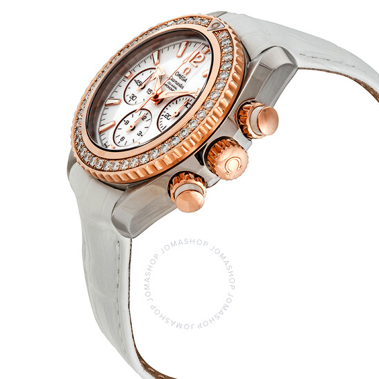 Omega Seamaster Planet Ocean Chronograph Automatic Chronometer Diamond Ladies Watch 222.28.38.50.04.001