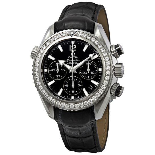 Omega Seamaster Planet Ocean Chronograph Automatic Diamond Ladies Watch 222.18.38.50.01.001