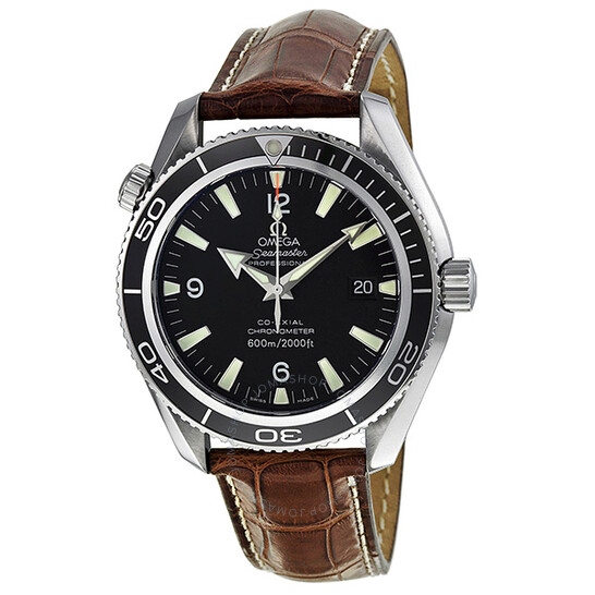 Omega Seamaster Plant Ocean Black Dial Automatic Leather Men’s Watch 2901.50.37