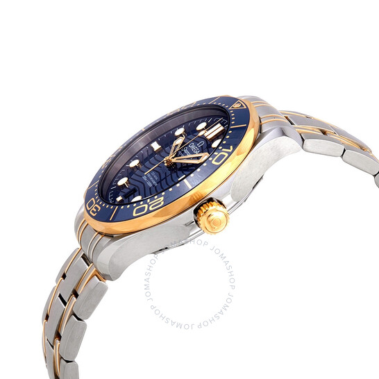 Omega Seamaster Sedna Blue Dial Steel and 18kt Yellow Gold Watch 210.20.42.20.03.001