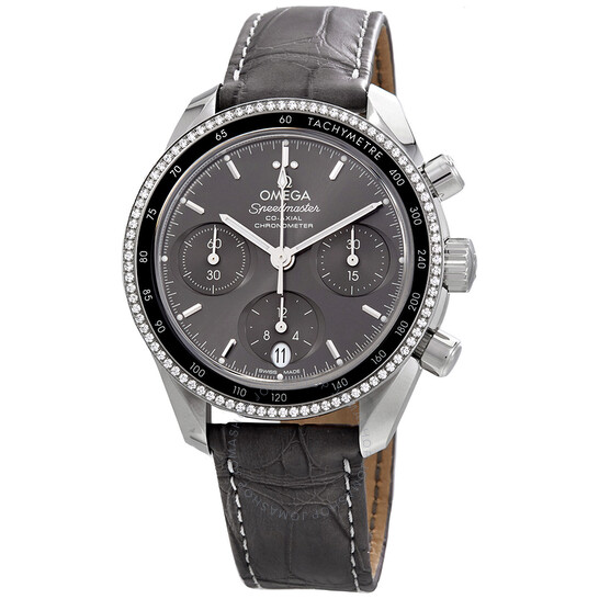 Omega Speedmaster Grey Dial Automatic Unisex Chronograph Watch 324.38.38.50.06.001