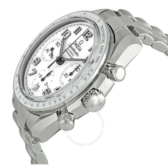 Omega Speedmaster White Dial Chronograph Tachymeter Ladies Watch 324.30.38.40.04.001