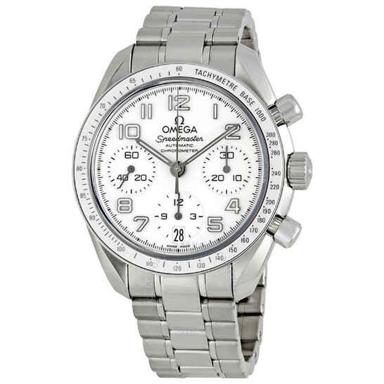 Omega Speedmaster White Dial Chronograph Tachymeter Ladies Watch 324.30.38.40.04.001