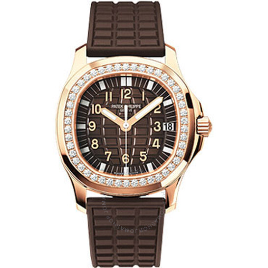 Patek Philippe Aquanaut Luce 18kt Rose Gold Diamond Case Automatic Ladies Watch 5068R