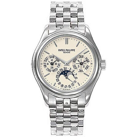 Patek Philippe Calatrava Perpetual Calendar 18kt White Gold Men’s Watch 5136-1G