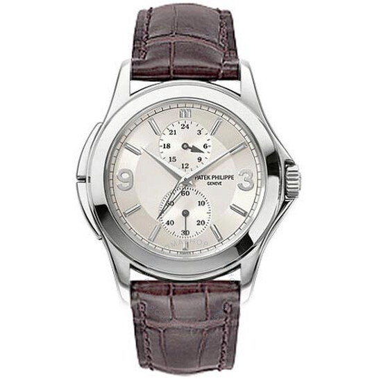 Patek Philippe Calatrava Travel Time 18kt White Gold Men’s Watch 5134G