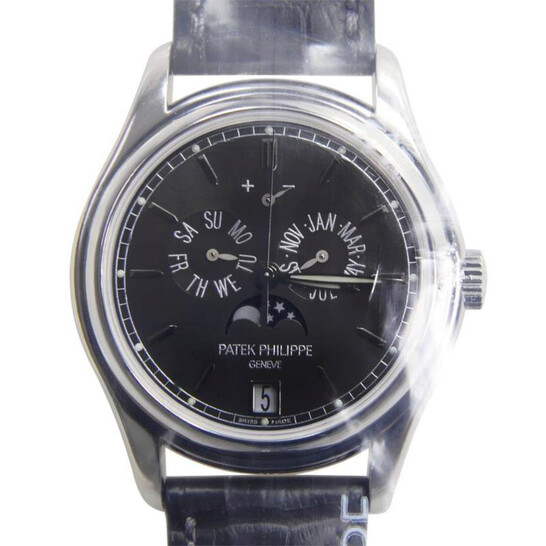 Patek Philippe Complications Automatic Moonphase Black Dial Men’s Watch 5146P-001