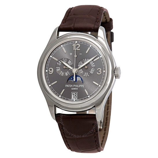 Patek Philippe Complications Automatic Slate Grey Dial Men’s Annual Calendar Watch 5146G-010