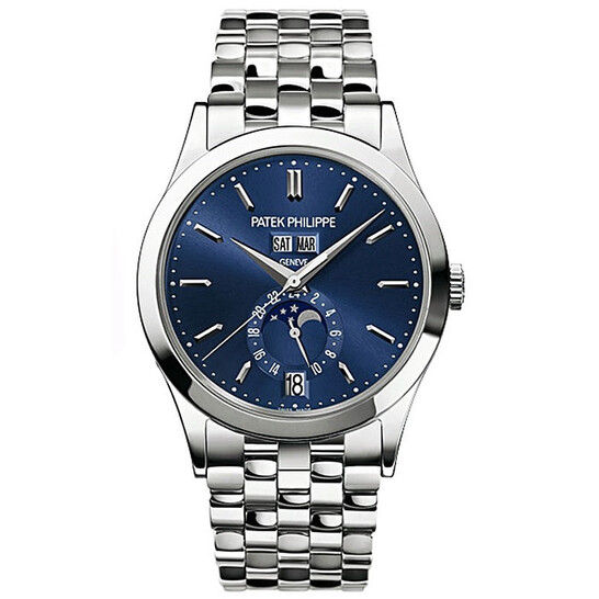 Patek Philippe Complications Blue Dial 18k White Gold Men’s Watch 5396-1G