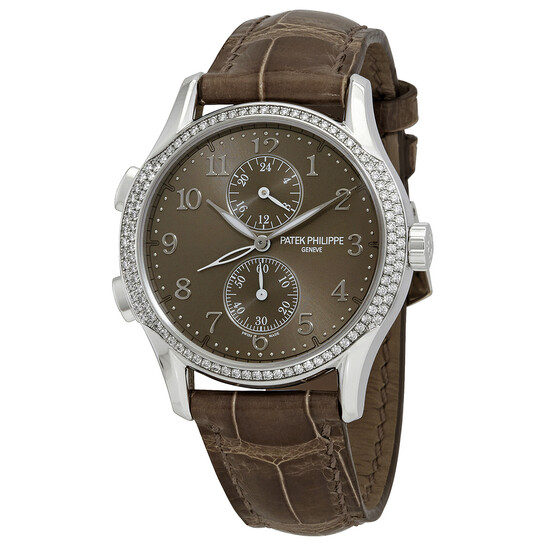 Patek Philippe Complications Brown Dial Ladies Watch 7134G-001