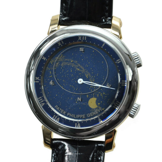 Patek Philippe Grand Complications Chronograph Blue Sunburst Dial Men’s Watch 5207G-001