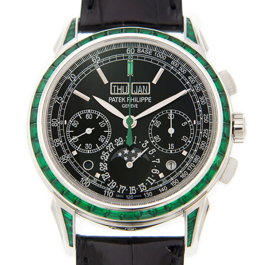 Patek Philippe Grand Complications Chronograph Diamond Black Dial Men’s Watch 5271-13P-001