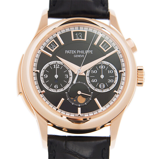 Patek Philippe Grand Complications Perpetual Chronograph Hand Wind Charcoal Gray Dial Men’s Watch 5373P-001