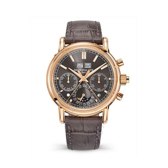 Patek Philippe Grand Complications Perpetual Chronograph Hand Wind Grey Dial Men’s Watch 5204R-011