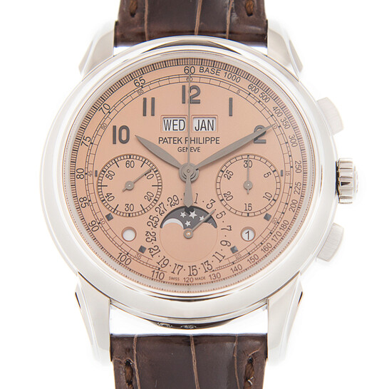 Patek Philippe Grand Complications Perpetual Chronograph Salmon Dial Men’s Watch 5270P-001