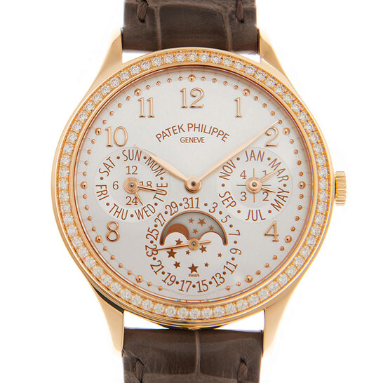 Patek Philippe Mother of Pearl Dial 18kt White Gold Diamond Ladies Watch 4958-1G