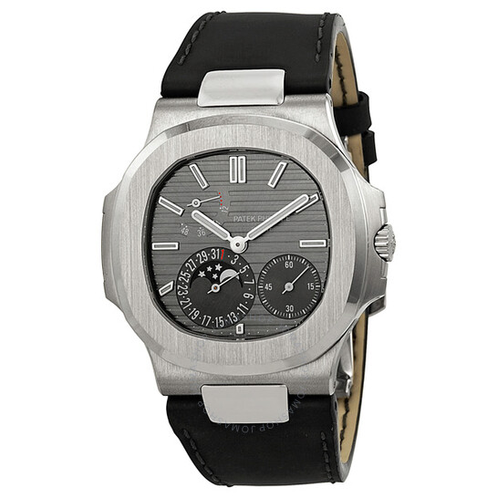 Patek Philippe Nautilus Automatic Moonphase Slate Grey Dial Men’s Watch 5712G/001