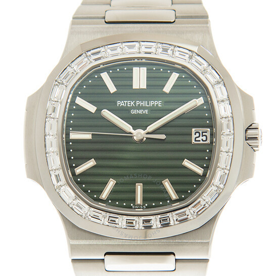 Patek Philippe Nautilus Diamond Green Dial Men’s Watch 5711/1300A-001