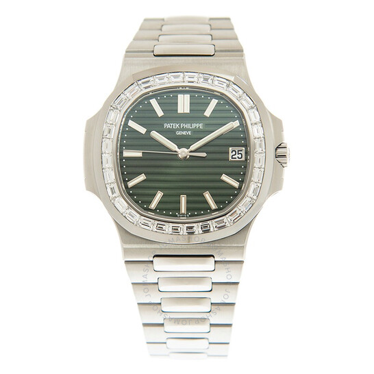 Patek Philippe Nautilus Diamond Green Dial Men’s Watch 5711/1300A-001