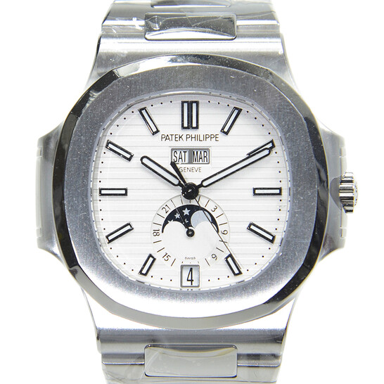 Patek Philippe Nautilus Silver Dial Stainless Steel Men’s Mechanical Watch 5726-1A-010