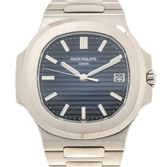 Patek Philippe Nautilus White Gold Automatic Blue Dial Men’s Watch 5811/1G-001