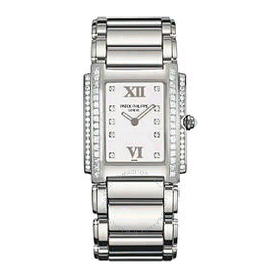 Patek Philippe Twenty~4 Diamond 18kt White Gold Ladies Watch 4910-20G