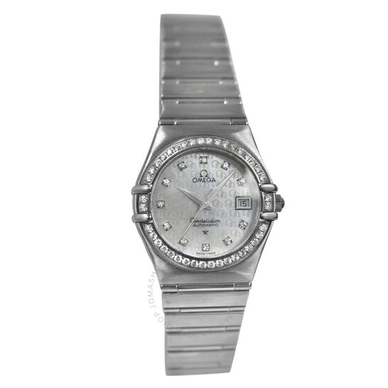 Pre-owned Omega Constellation 50 Years Automatic Diamond White Dial Ladies Watch 1498.75.00