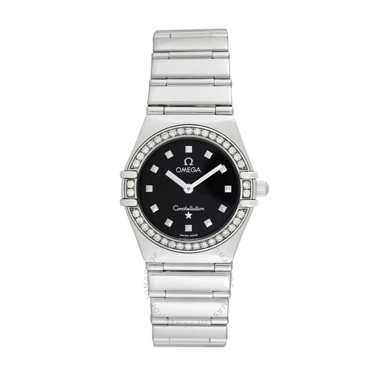 Pre-owned Omega Constellation Diamond Mother of Pearl Dial Ladies Watch 123.15.27.60.55.002